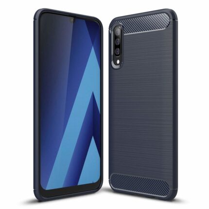 Samsung Galaxy A70 Carbon ümbris sinine
