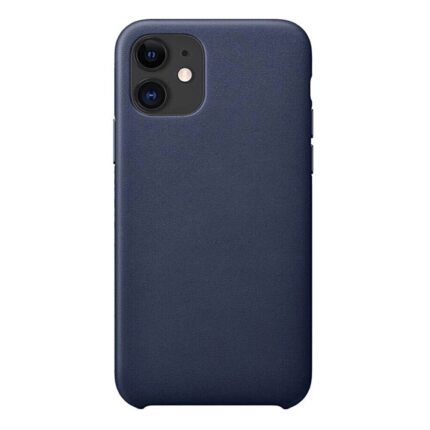 Чехол из ЭКО кожи для iPhone 11 Pro синий
