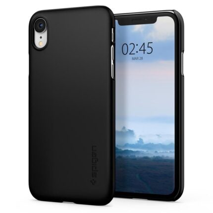 Spigen Thin Fit iPhone XR kaitseümbris must