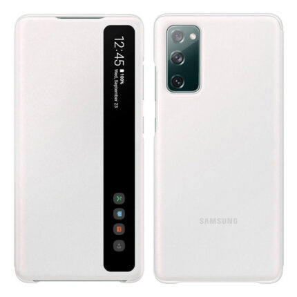Smart Clear View Samsung Galaxy S20 FE ümbris valge EF-ZG780CWEGEE