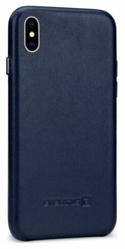 Evelatus  
         
       Leather case for Apple iPhone X 
     Dark Blue